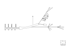 Tronco cables válvula inyección/ignición