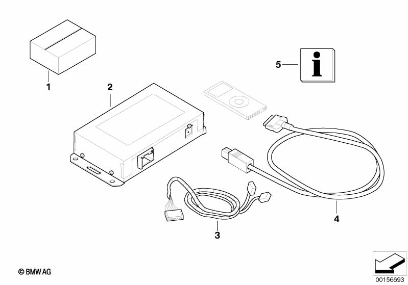 Kit postmont. collegamento iPod BMW - 3 E91 (335xi) [Europa]