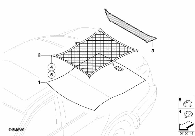 Reequipamiento red para piso d maletero BMW - 3 E92 (330xi N52N) [Europa]