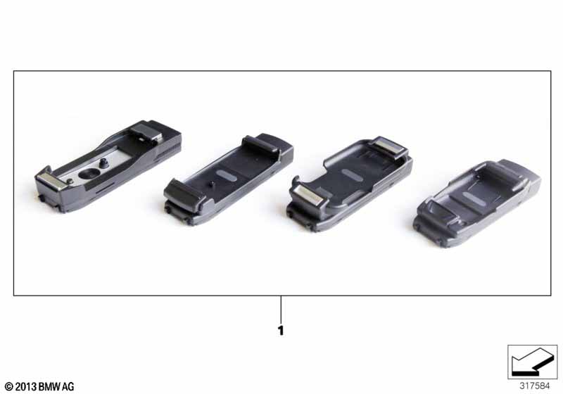 Snap-in adapter, BlackBerry/RIM devices BMW-CLASSIC - 5 E39 (528i) [Vietnam]