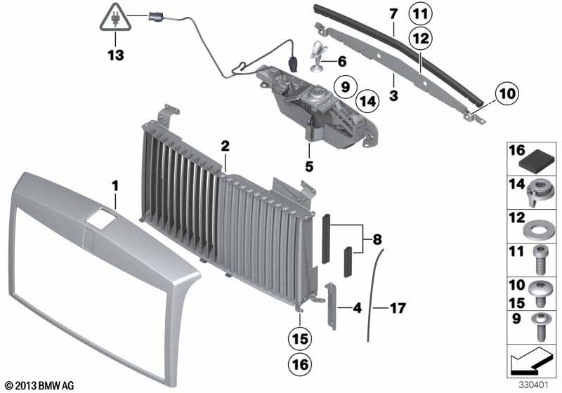 Radiator grill / radiator figure ROLLS-ROYCE - Phantom RR1 (Phantom) [Europe]
