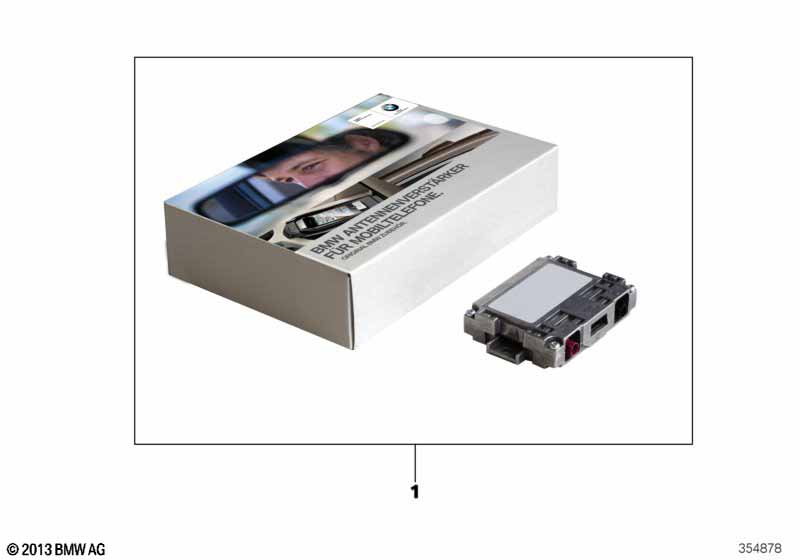 Amplificador antena BMW teléfono móvil BMW - 6 F06 Gran Coupé LCI (640d) [El volante izquierdo, Akpp, Europa 2015  Marzo]