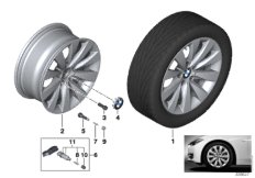 BMW LA wheel, V-spoke 413 - 17