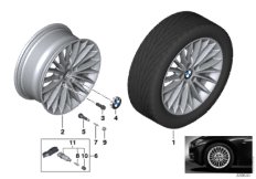 BMW LA wheel, multi spoke 414 - 17