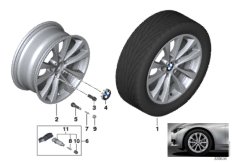 BMW LA wheel, V-spoke 395 - 17