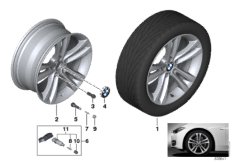 BMW LA wheel, double spoke 397 - 18