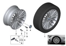 BMW LA wheel, multi spoke 416 - 18