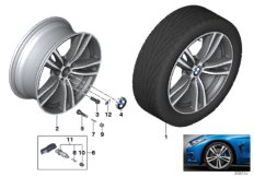 BMW LA wheel, M double spoke 442 - 19