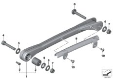 Tension struts with mounting