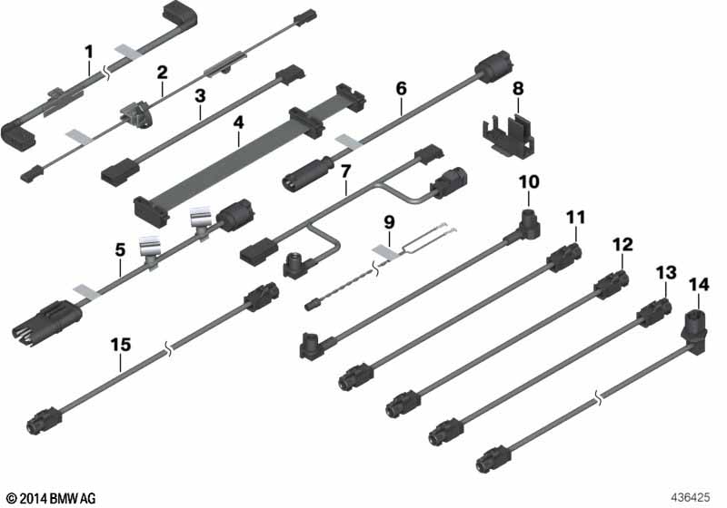 Různé dodatečné kabelové sady BMW - 3 E91 (335xi) [Evropa]