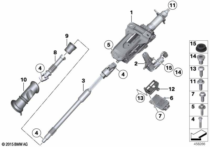 Add-on parts,electr.steering column adj. ROLLS-ROYCE - Phantom RR1 (Phantom) [Europe]