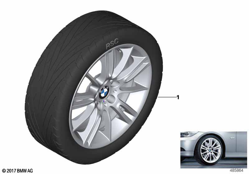 BMW LA wheel M star spoke 193M - 18" BMW - 3 E91 (335xi) [Europe]