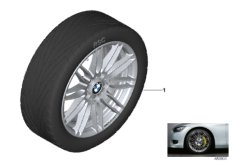 BMW Perf. LA wheel double spoke 269 -19"
