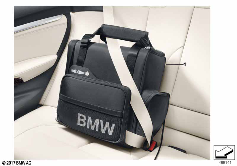 Cool bag BMW - 1 E81 (118d) [Left hand drive, Neutral, Europe 2007 year March]