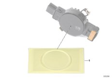 Replacement plate driving light sensor