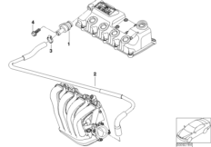 Ventilação bloco motor/ separador óleo