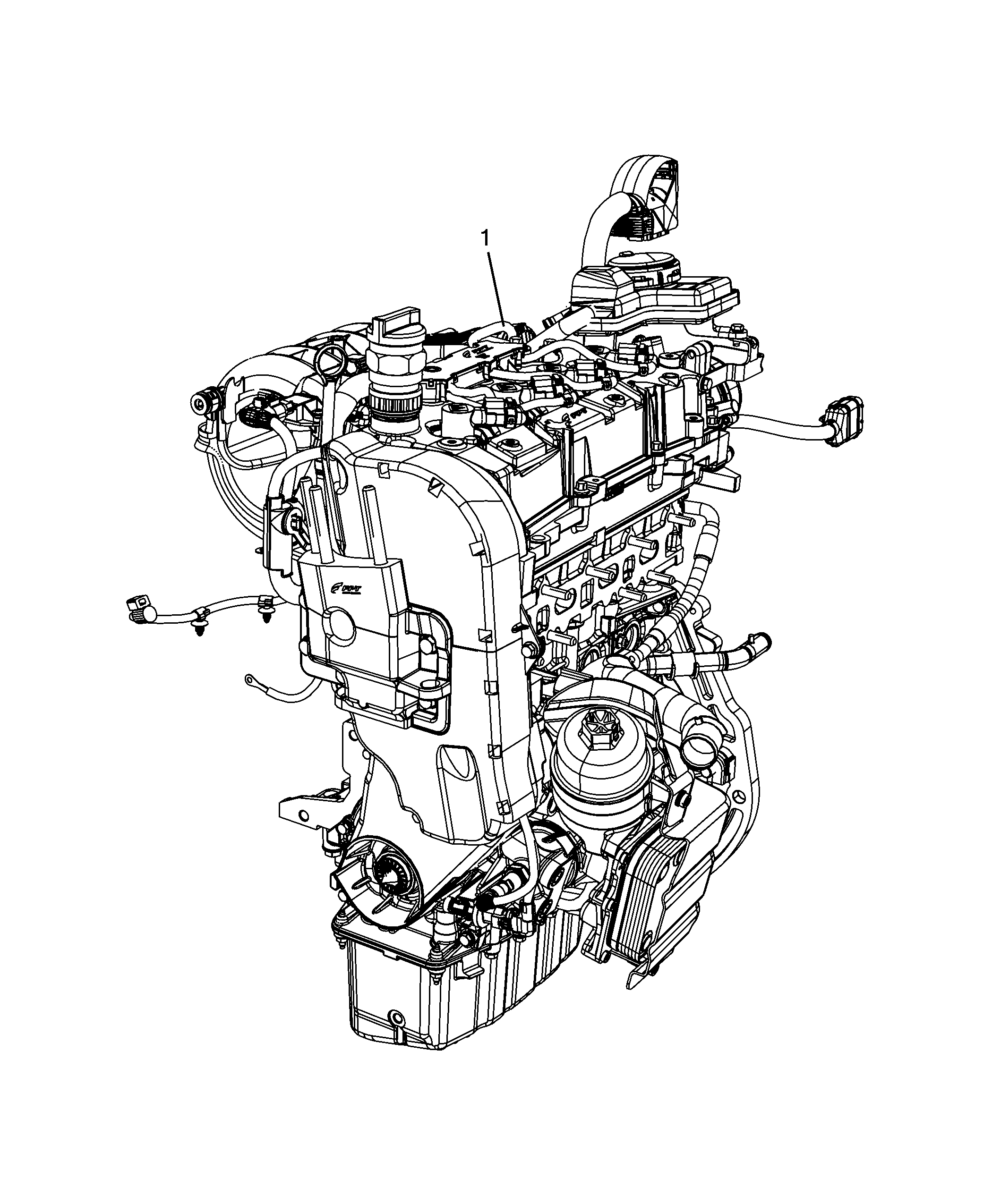 Fiat 500 (Type 312) Semi-complete engine parts 2007 - 2015 | Eper Global