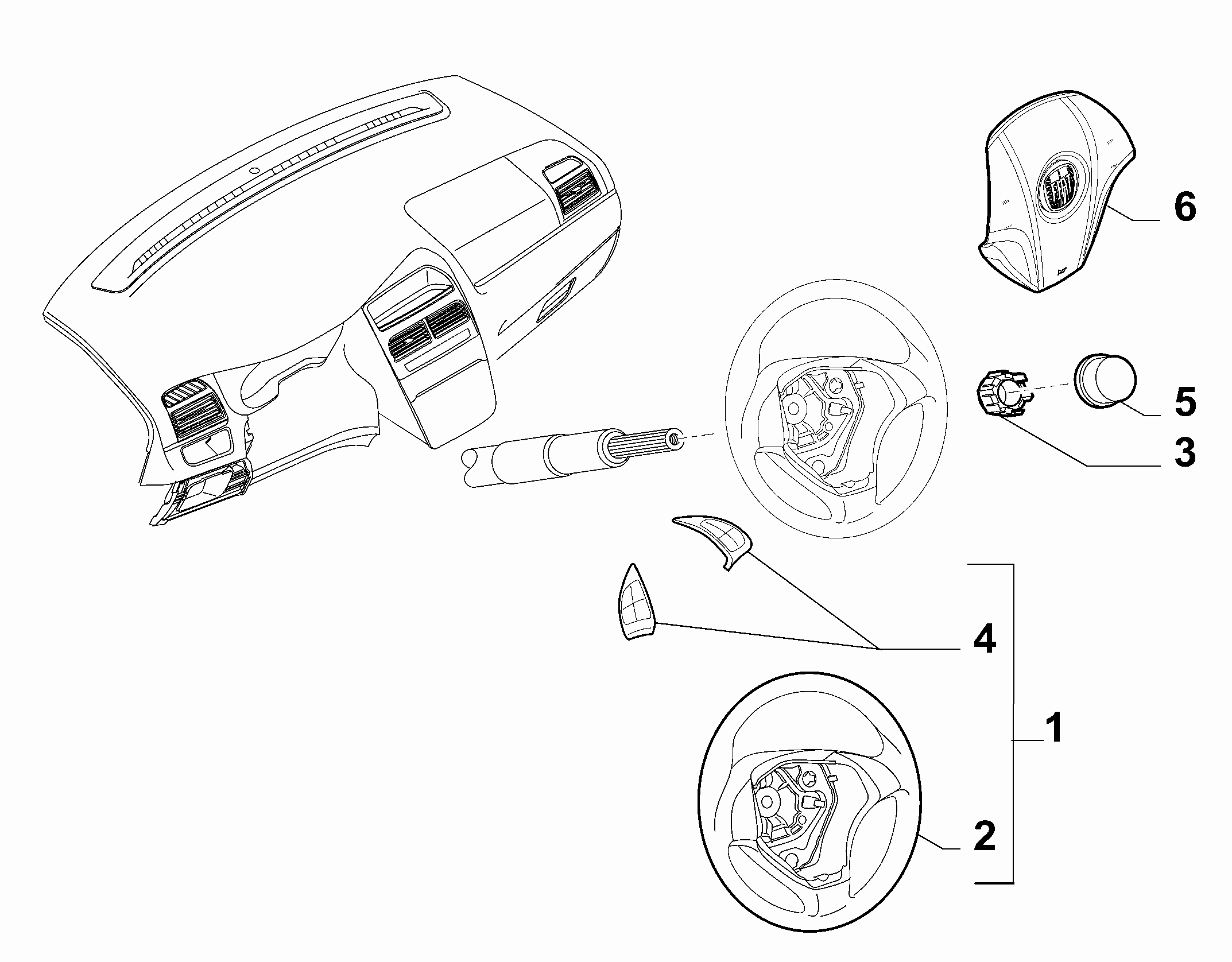STEERING GEAR FIAT LINEA (2007-....)