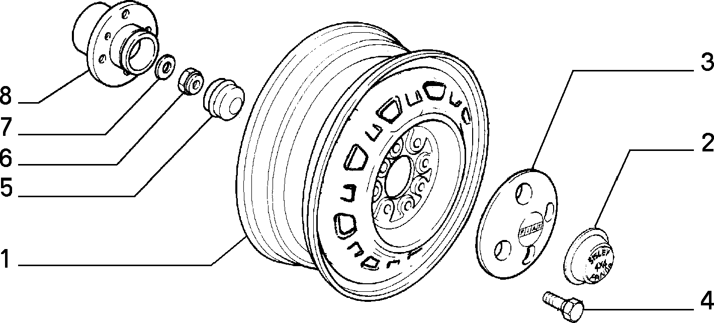 WHEELS FIAT PANDA 4X4 R/86 (1985-1991) 