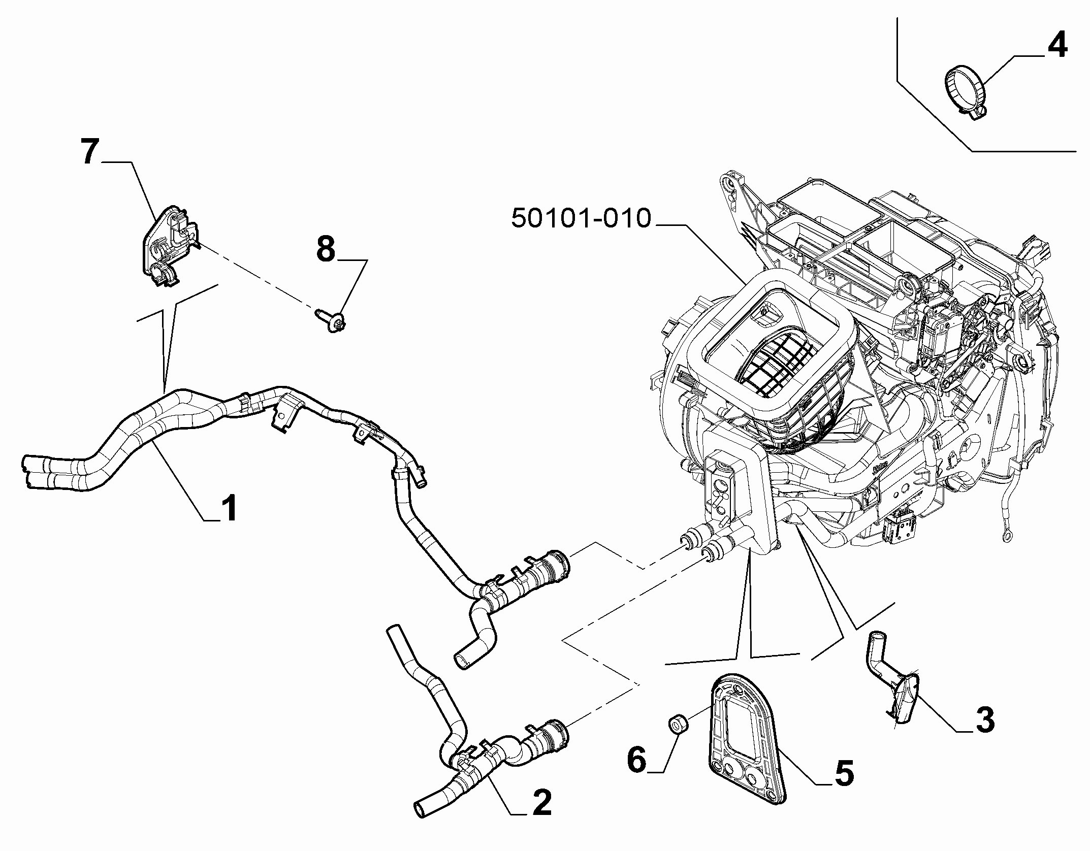 WATER PIPING ALFA-ROMEO GIULIETTA M.Y. 2013 (2013 - ...)