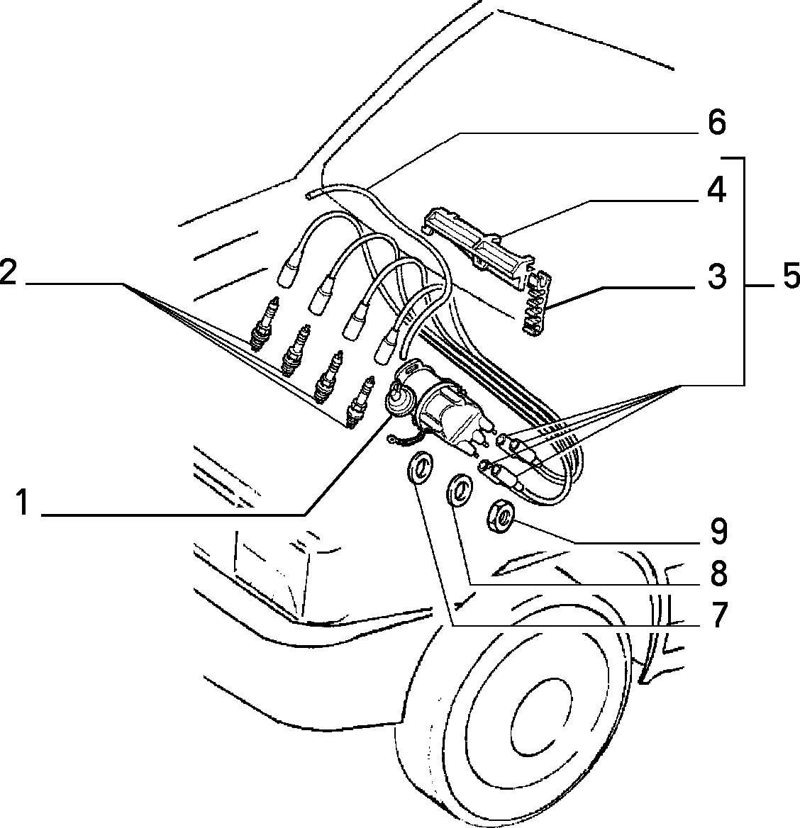 ENGINE START-UP FIAT PANDA 4X4 MAQ 91 (1991-2003)