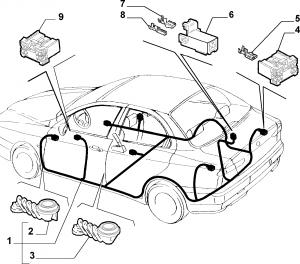 CABLE HARNESS (REAR SEAT)