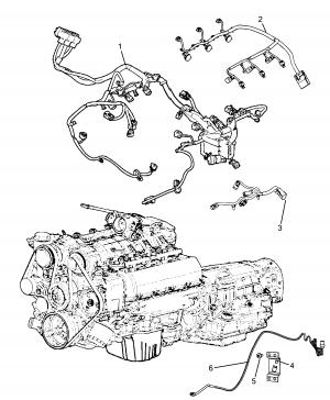 ENGINE HARNESS AND SUPPORTS