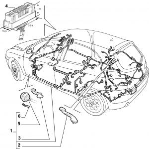 CABLE HARNESS (REAR SEAT)