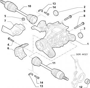 REAR AXLE AND AXLE SHAFTS