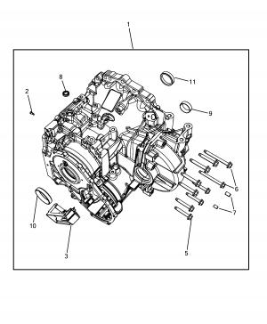 AUTOMATIC TRANSMISSION CASE AND COVERS