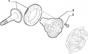 REAR AXLE FINAL DRIVE AND DIFFERENTIAL GEARS
