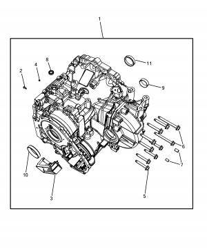 AUTOMATIC TRANSMISSION CASE AND COVERS
