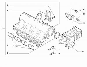 INTAKE MANIFOLD AND BUTTERFLY CLIPS