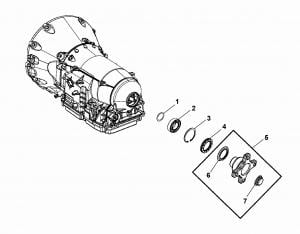 PROPELLER SHAFT TO AUTOMATIC TRANSMISSION CONNECTION UNIT