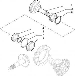 REAR AXLE FINAL DRIVE AND DIFFERENTIAL GEARS