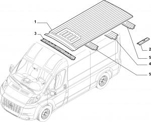 ROOF FOR COMMERCIAL VEHICLES
