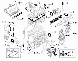 GASKET KIT, HEAD AND CRANKCASE