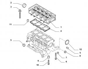 CRANKCASE AND CYLINDER HEAD
