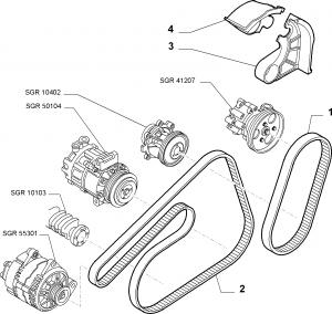 VARIOUS CONTROLS (BELTS AND PULLEYS)