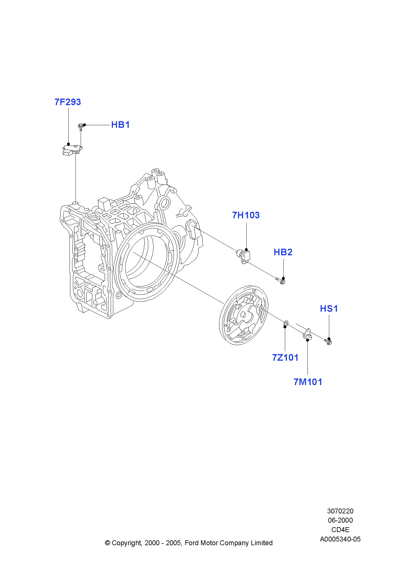 Ford Maverick 1st Generation Transmission modules and sensors parts ...
