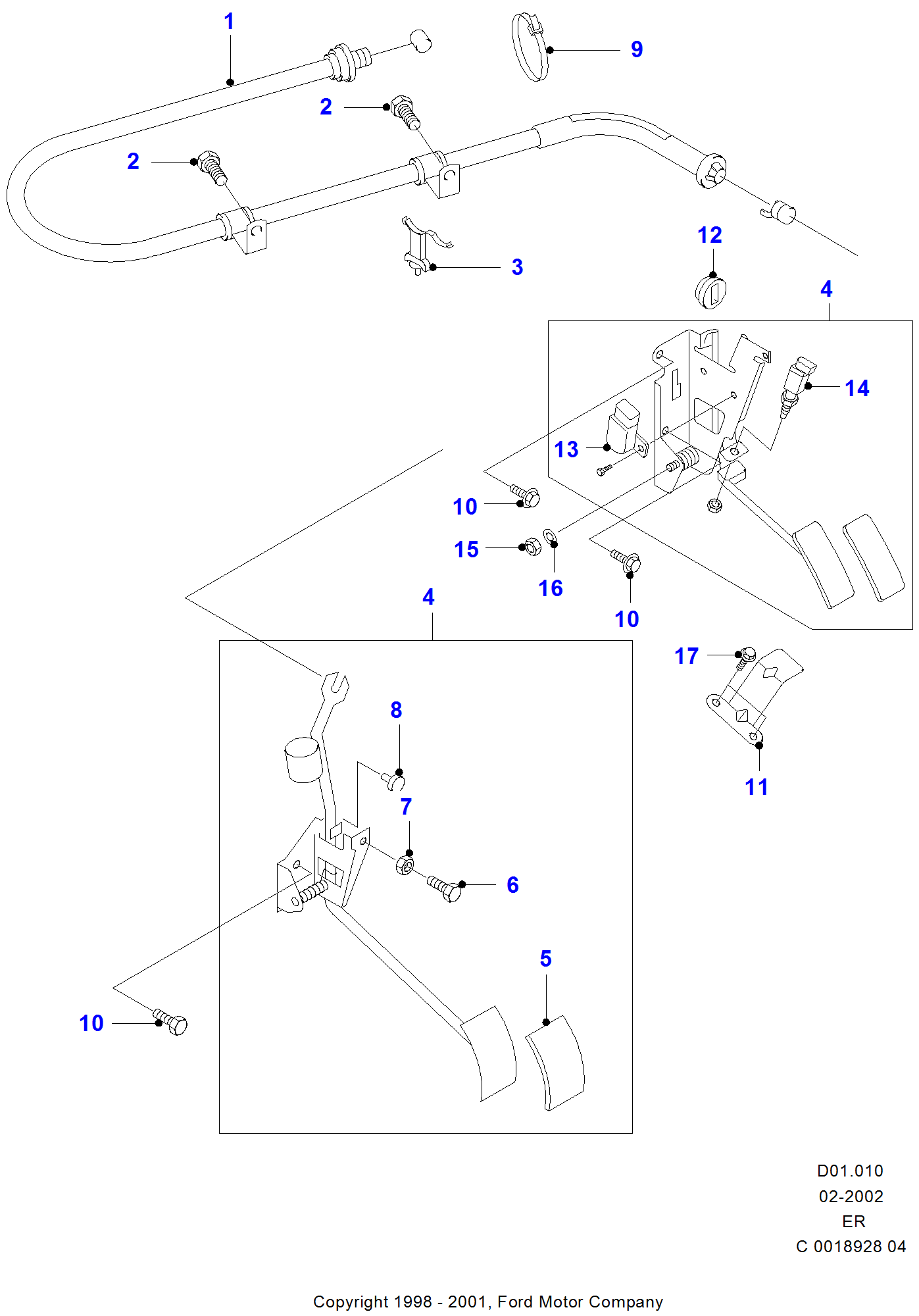 Ford Ranger 1st Genearation Accelerator/injection pump controls parts ...