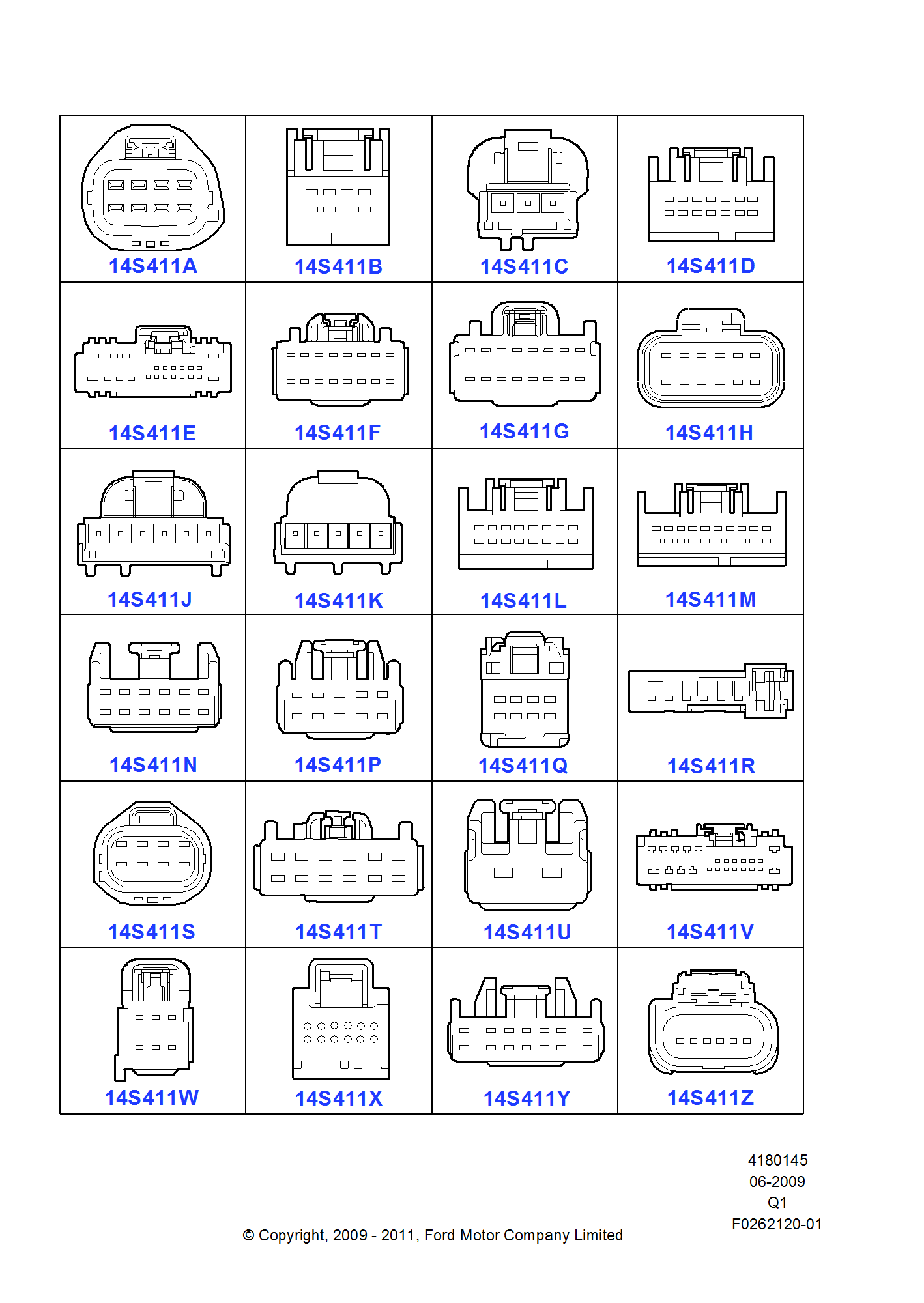 Pigtail Wiring Kits FORD Edge 20072014/MKX 20072015 (TQ1)
