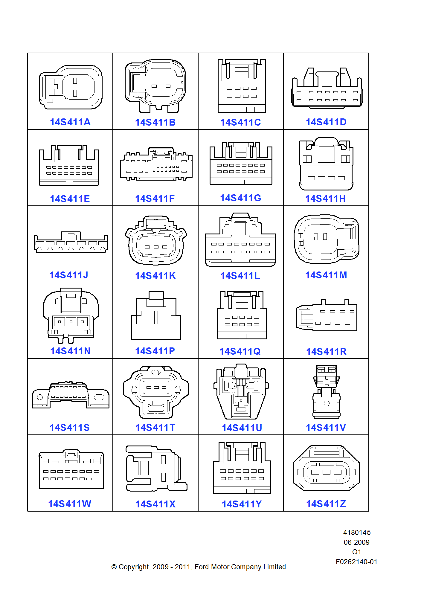 Pigtail Wiring Kits FORD Edge 20072014/MKX 20072015 (TQ1)