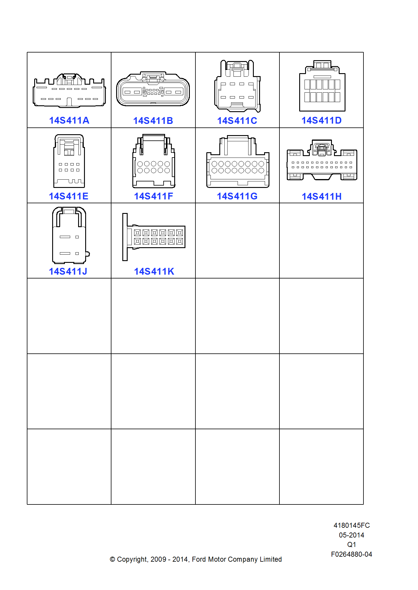 Pigtail Wiring Kits FORD Edge 20072014/MKX 20072015 (TQ1)