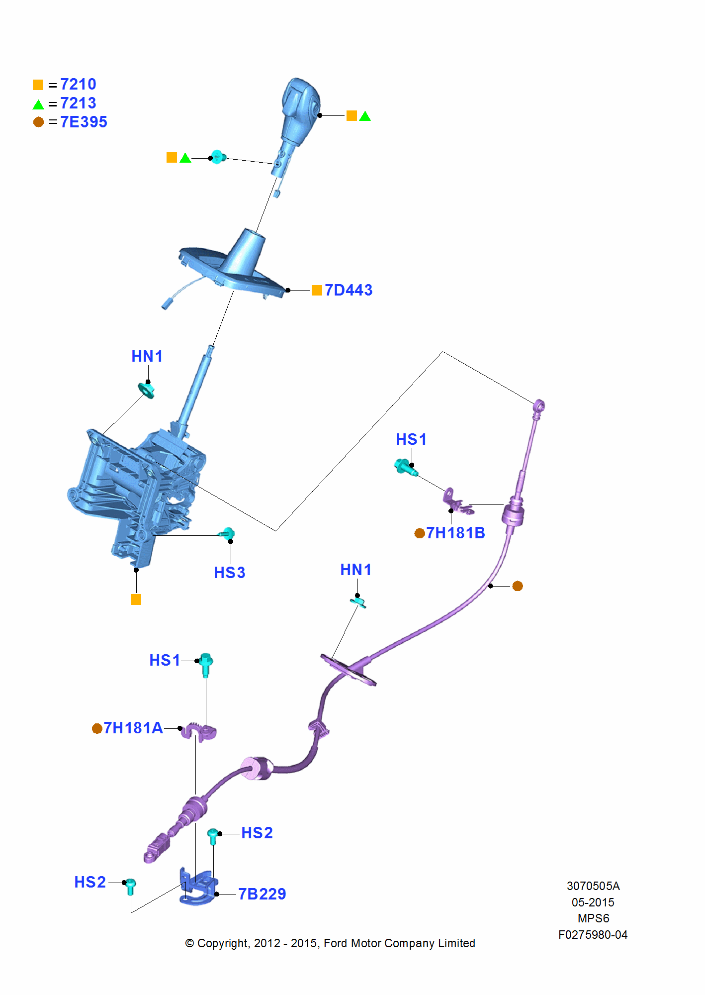 Gear ChangeAutomatic Transmission FORD Kuga 2012 (CBS)