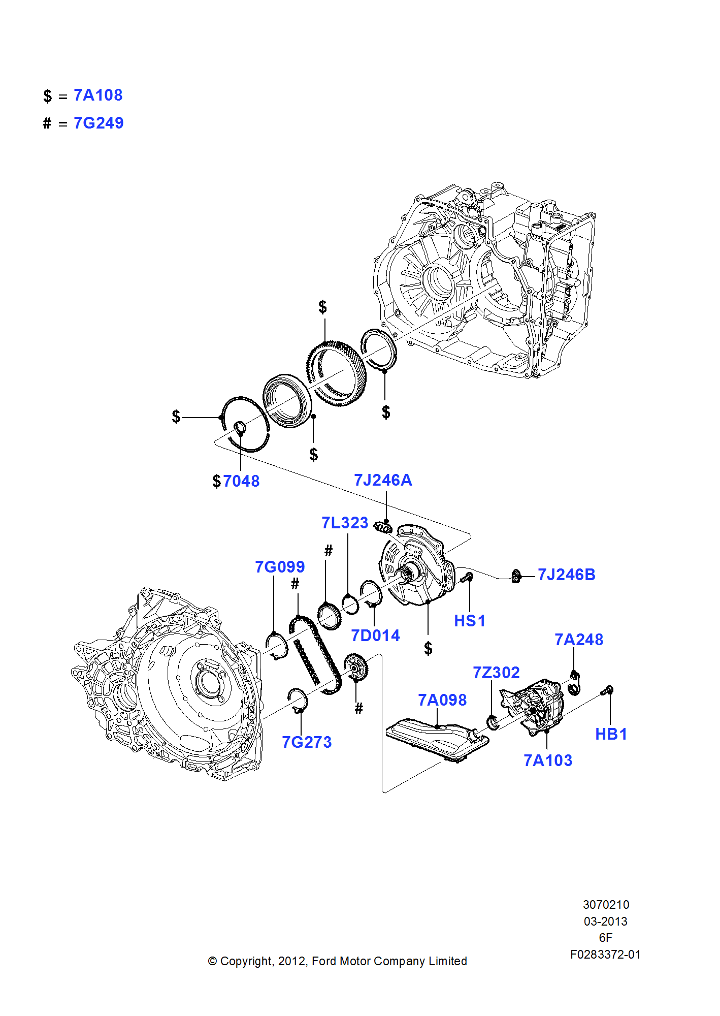 Transmissiepomp FORD Explorer 2013- (TWJ)