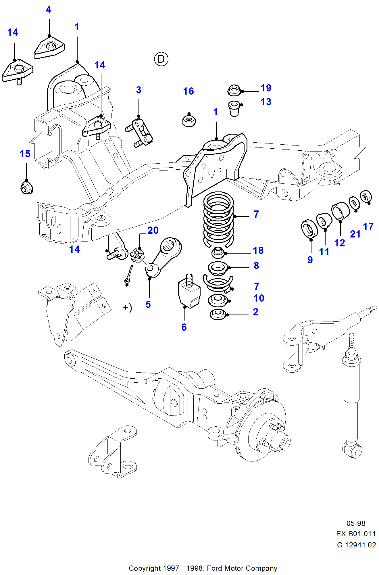 Querlenker/Stabilisator FORD Explorer 1992-2000 (EX)
