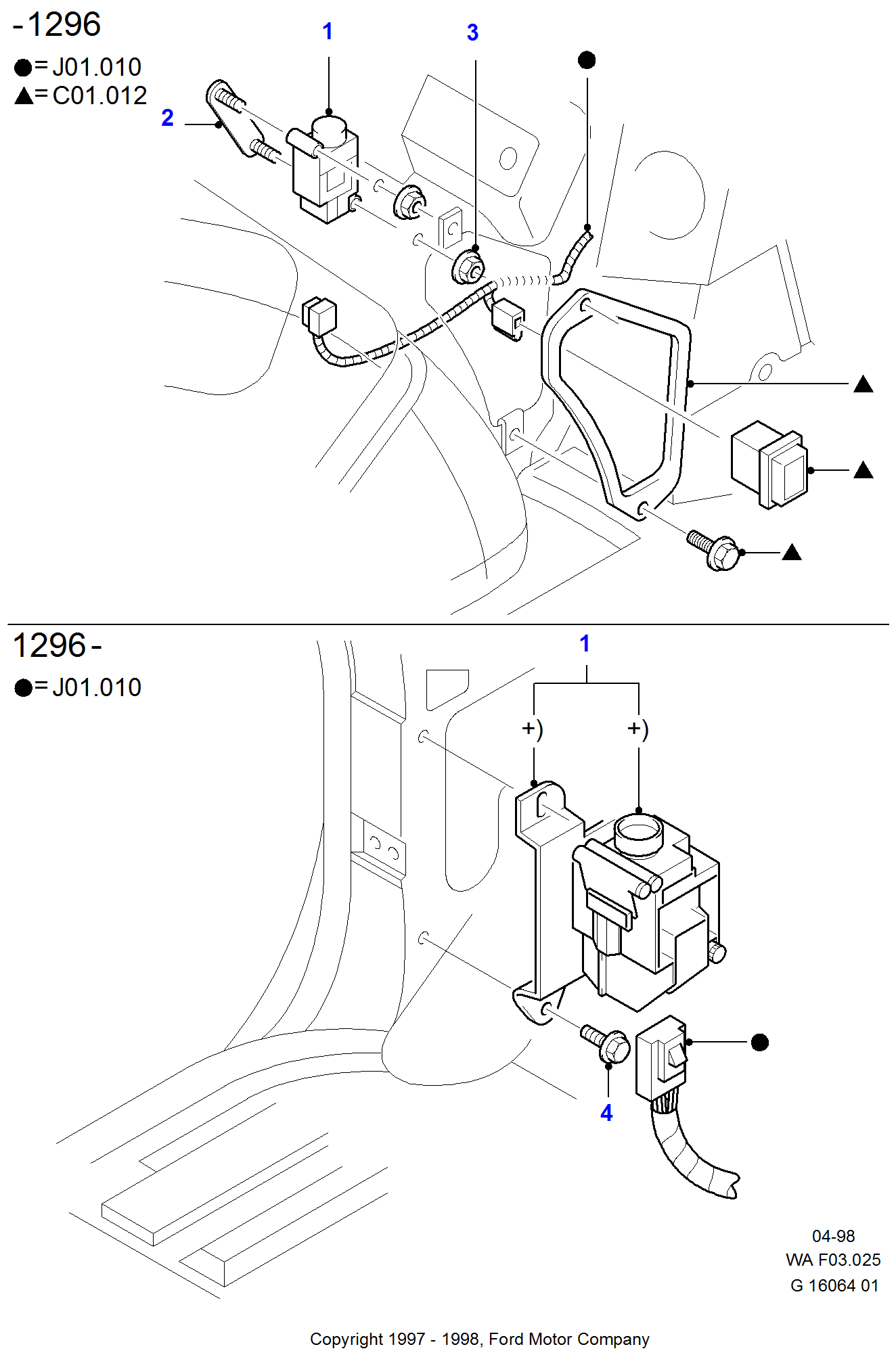Emergency Fuel Shut Off FORD Windstar 19942000 (WA)