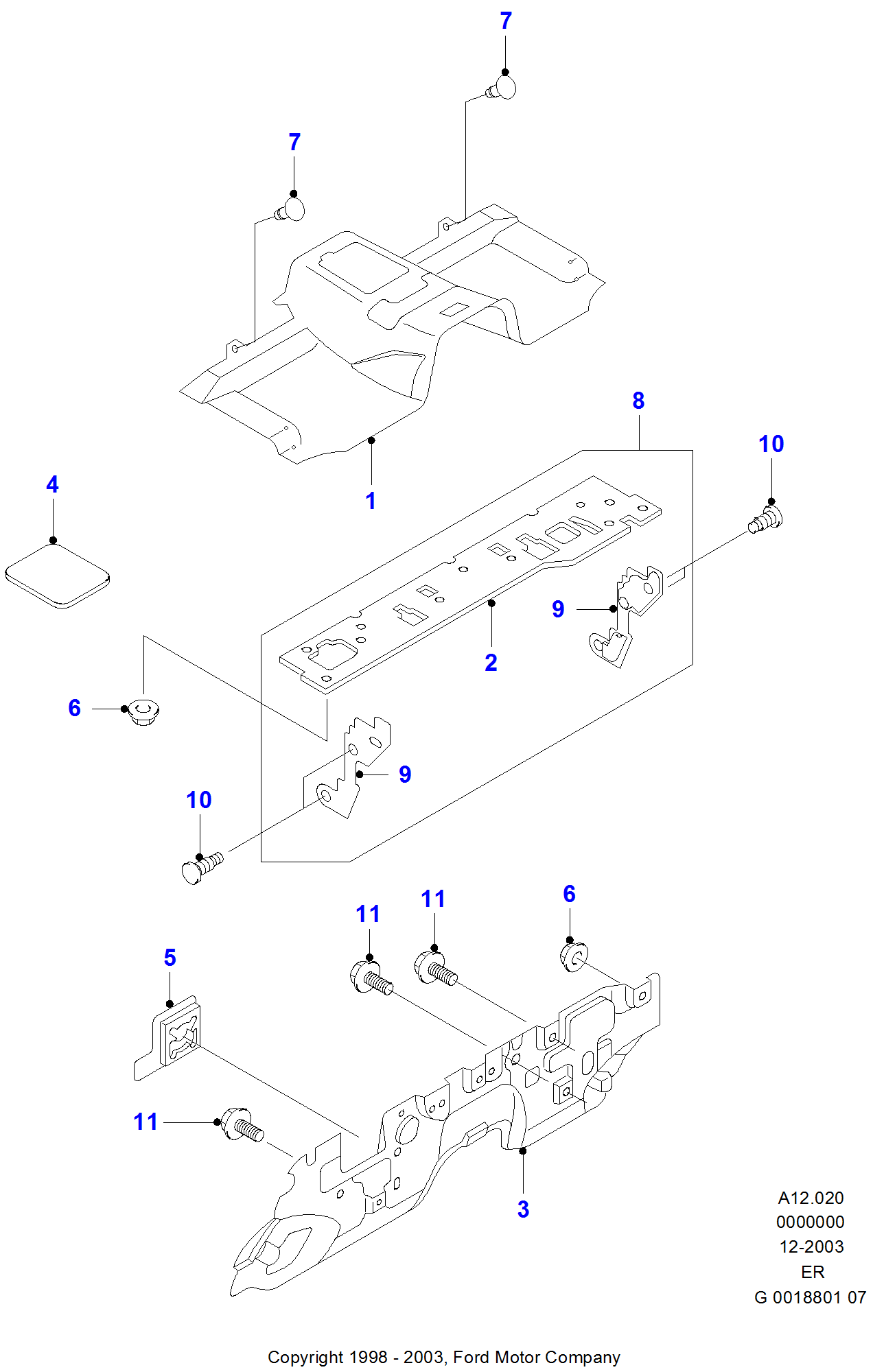 Buy Ford Ranger 1st Genearation Insulators parts online 1998 - 2011 ...