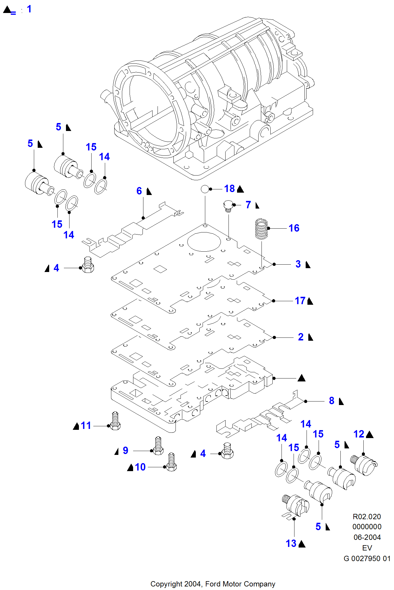 Automatic Transmission Components FORD Everest/Endeavour 20032006 (EV)
